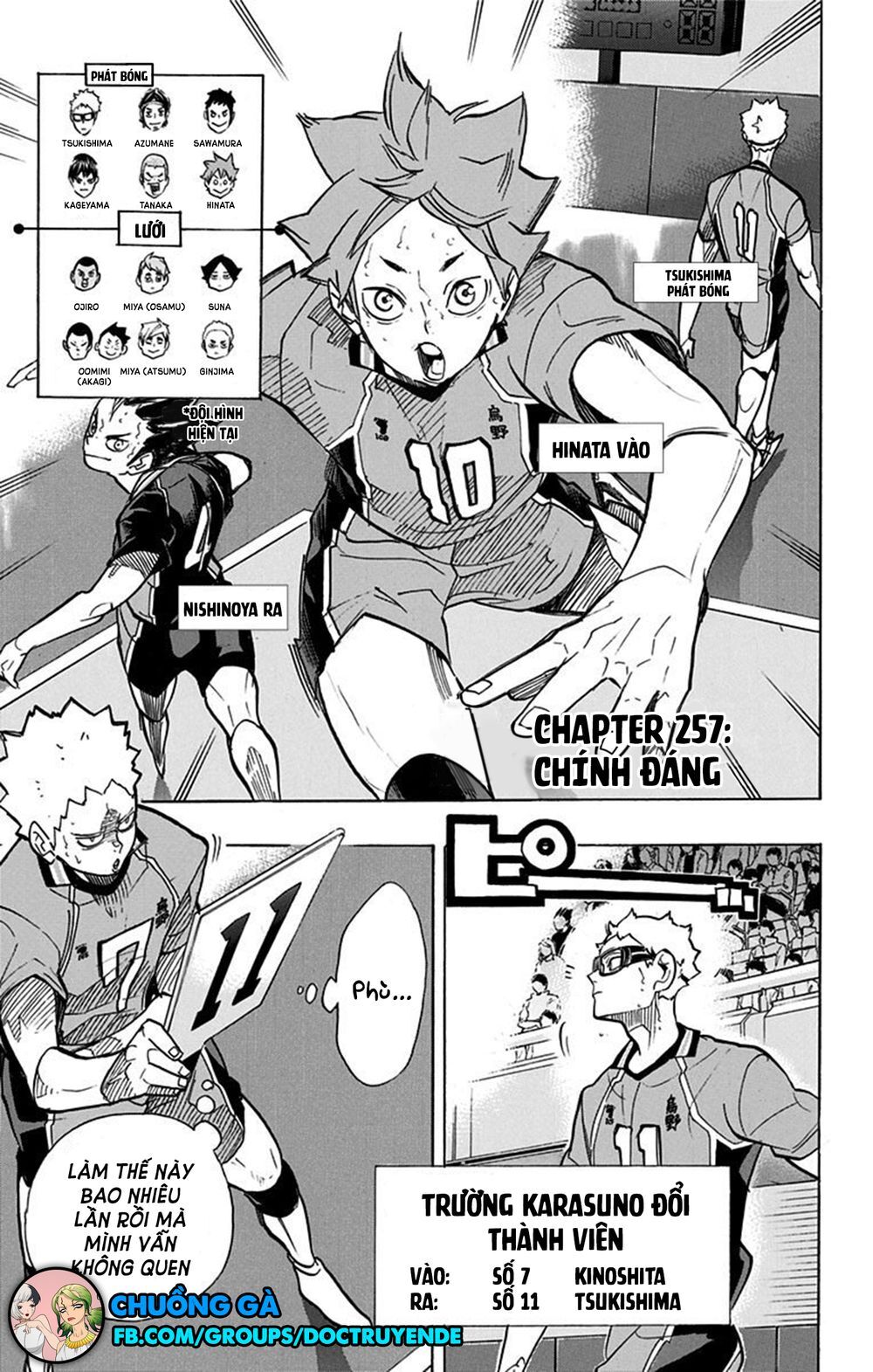 Haikyuu Tập 257 trang 3