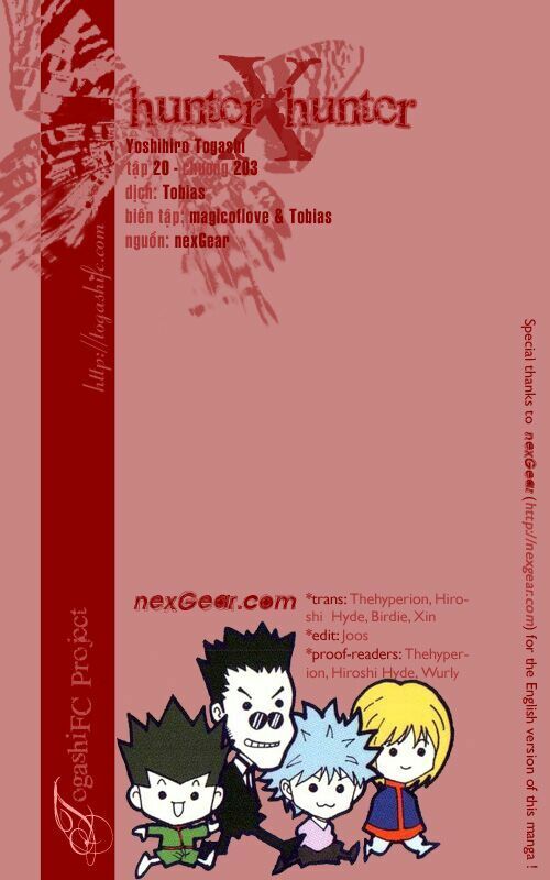Hunter X Hunter Tập 203 trang 2