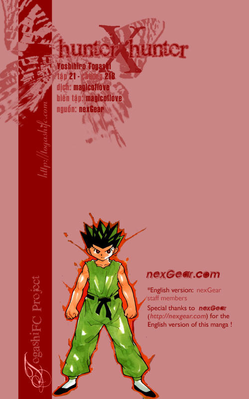 Hunter X Hunter Tập 218 trang 2