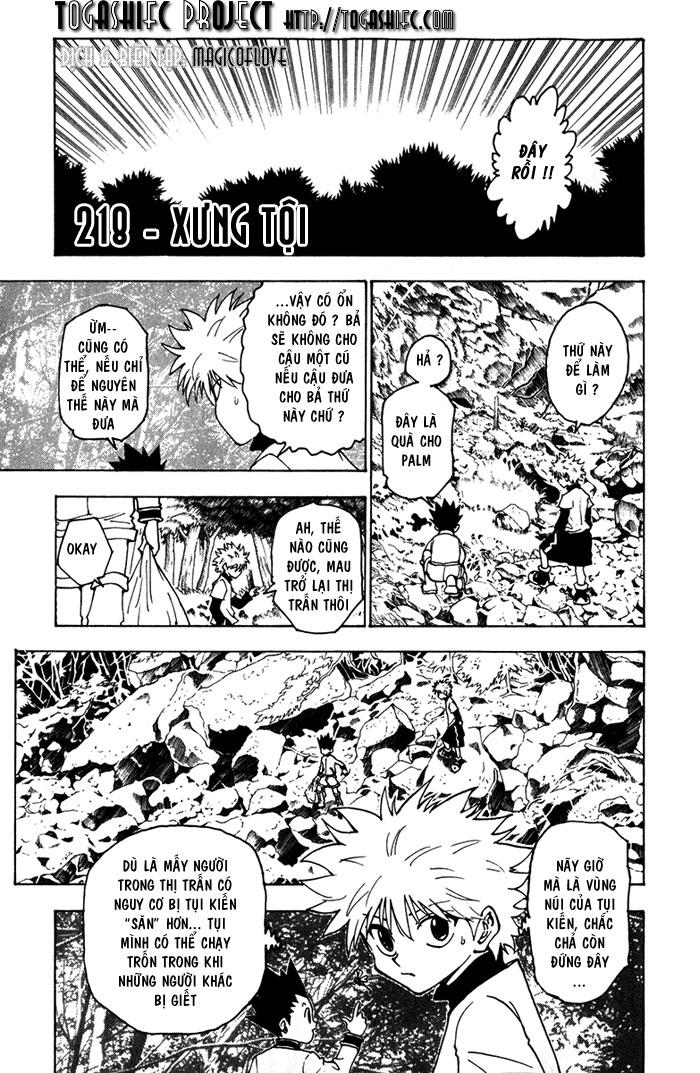Hunter X Hunter Tập 218 trang 3