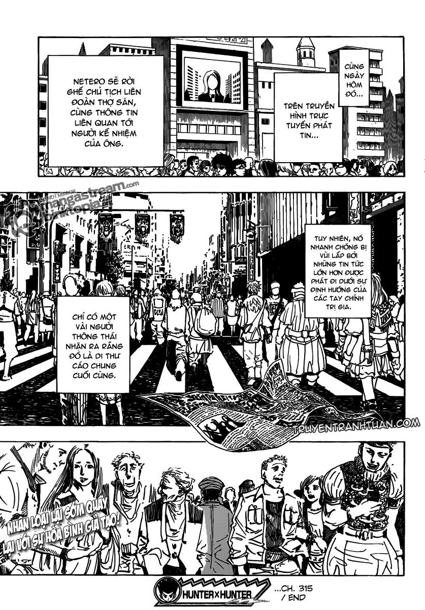 Hunter X Hunter Tập 315 trang 17