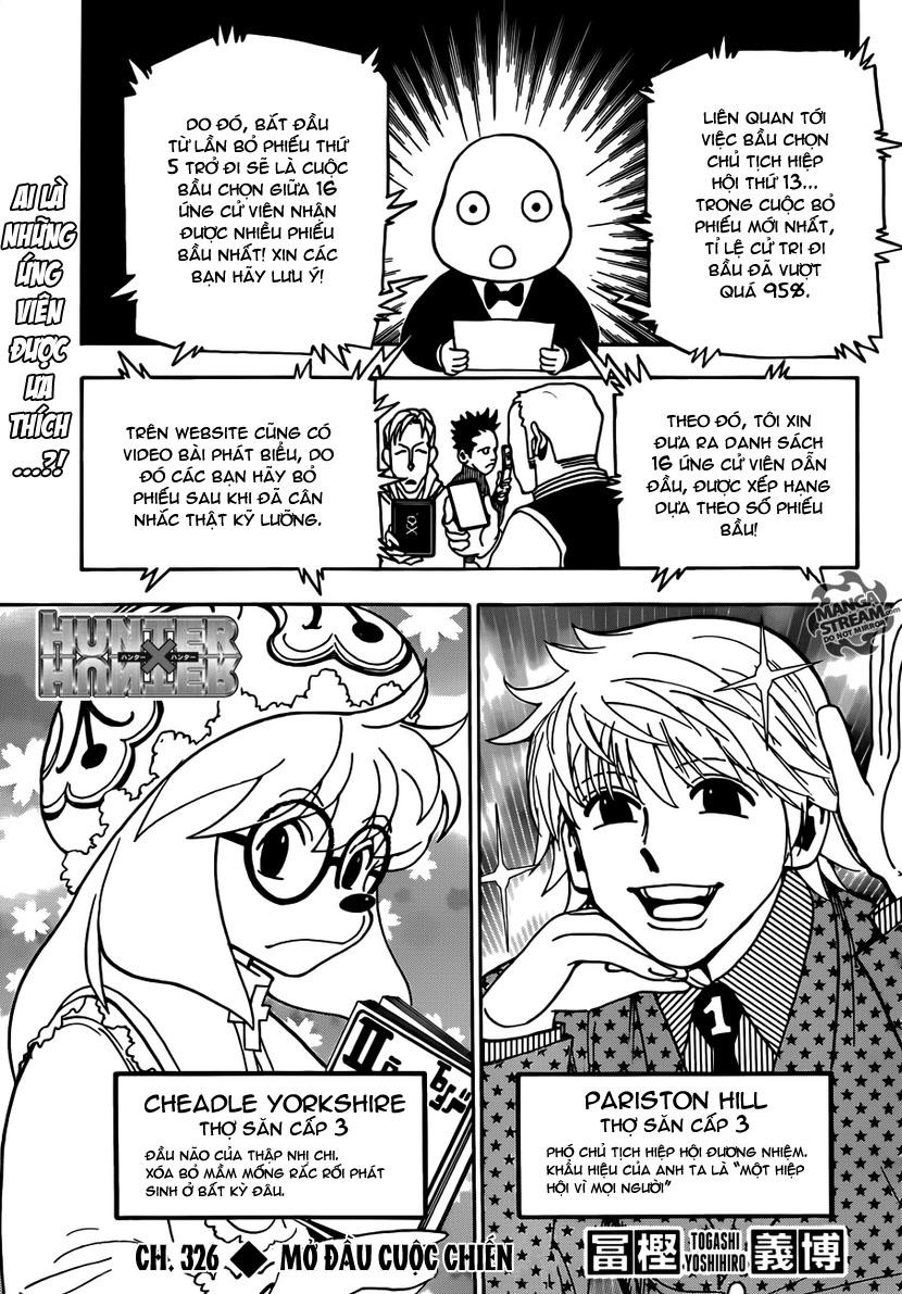 Hunter X Hunter Tập 326 trang 2