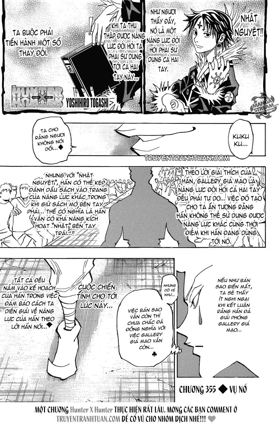 Hunter X Hunter Tập 355 trang 3