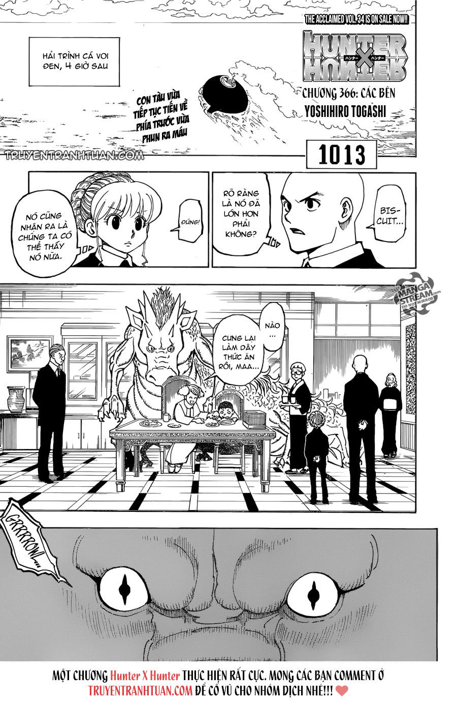 Hunter X Hunter Tập 366 trang 3