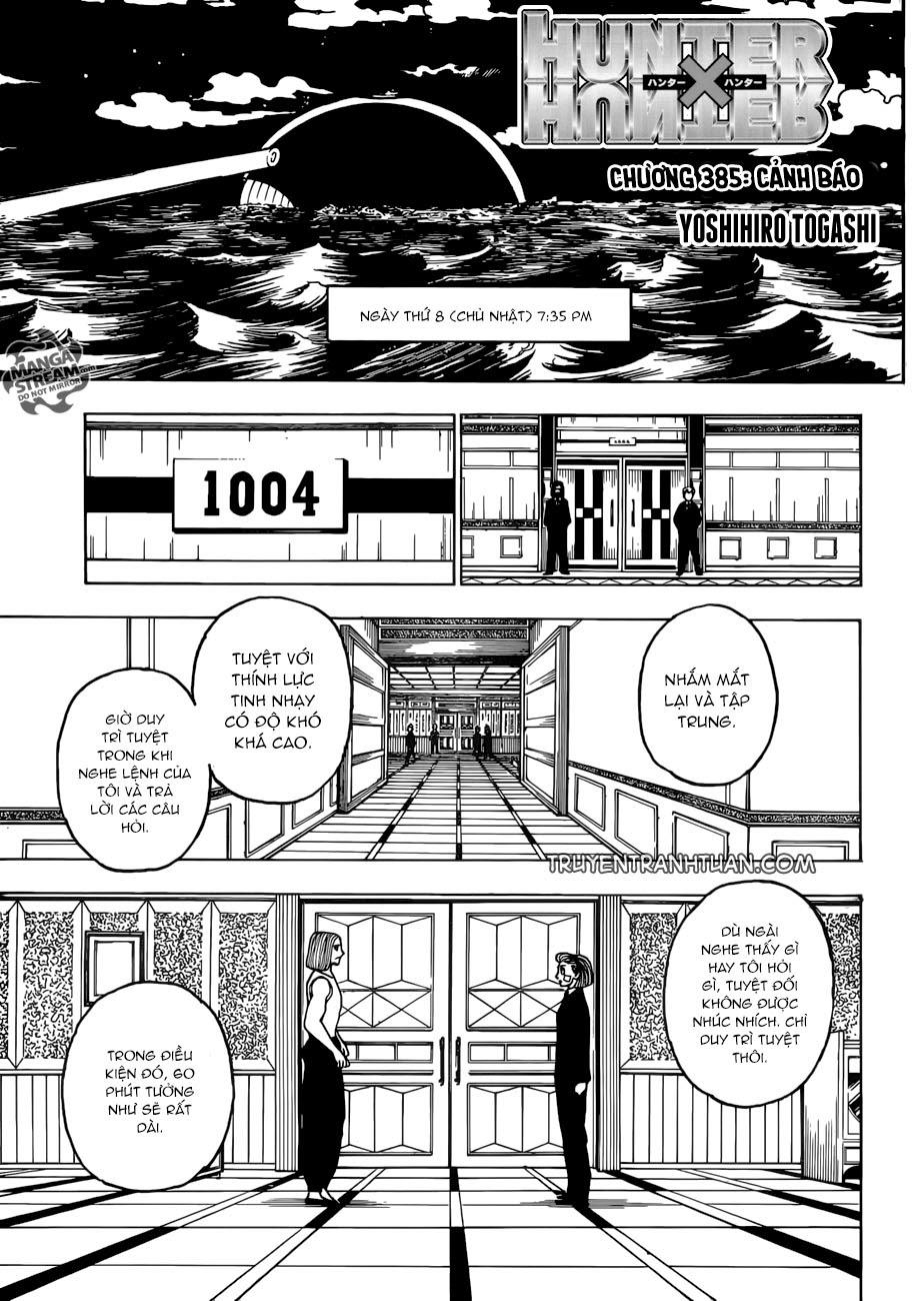 Hunter X Hunter Tập 385 trang 3