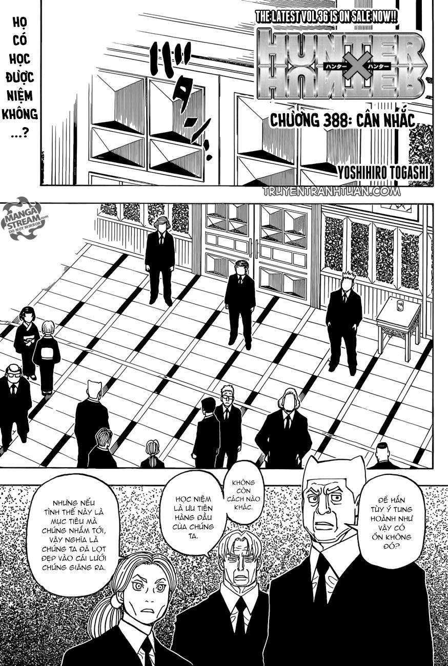 Hunter X Hunter Tập 388 trang 3