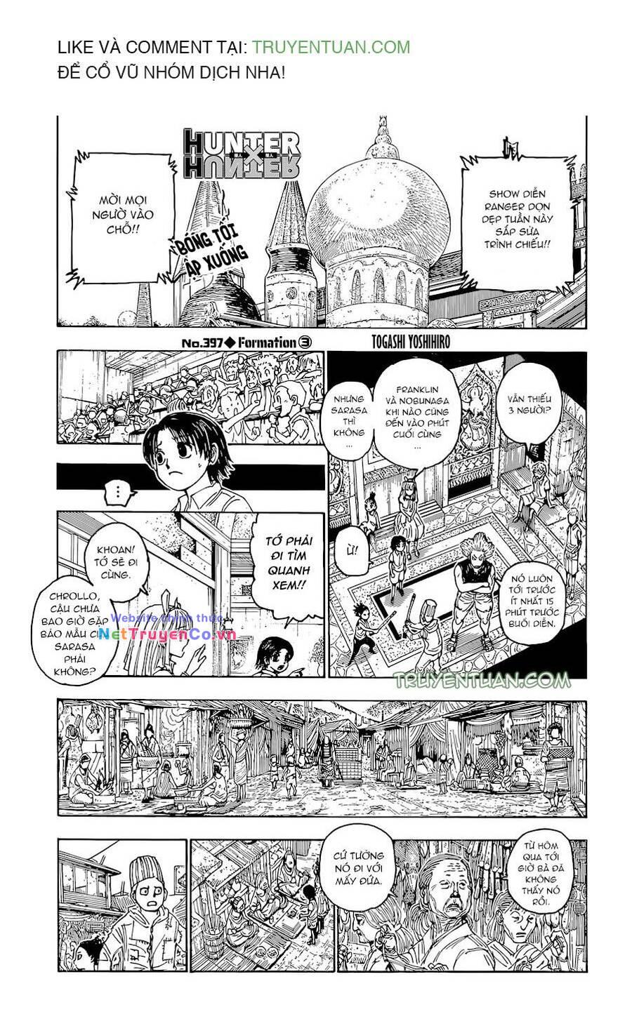 Hunter X Hunter Tập 397 trang 1