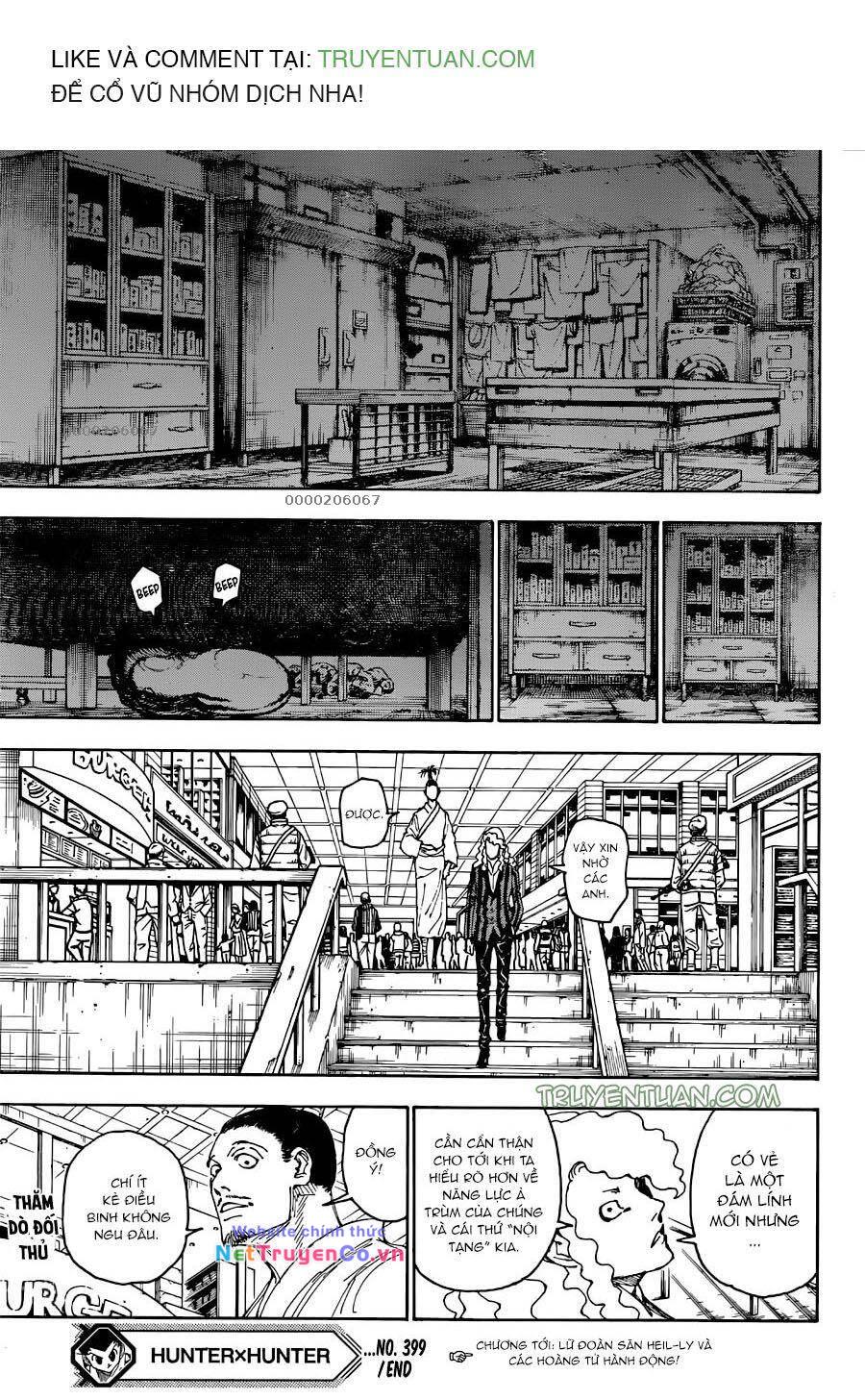 Hunter X Hunter Tập 399 trang 19