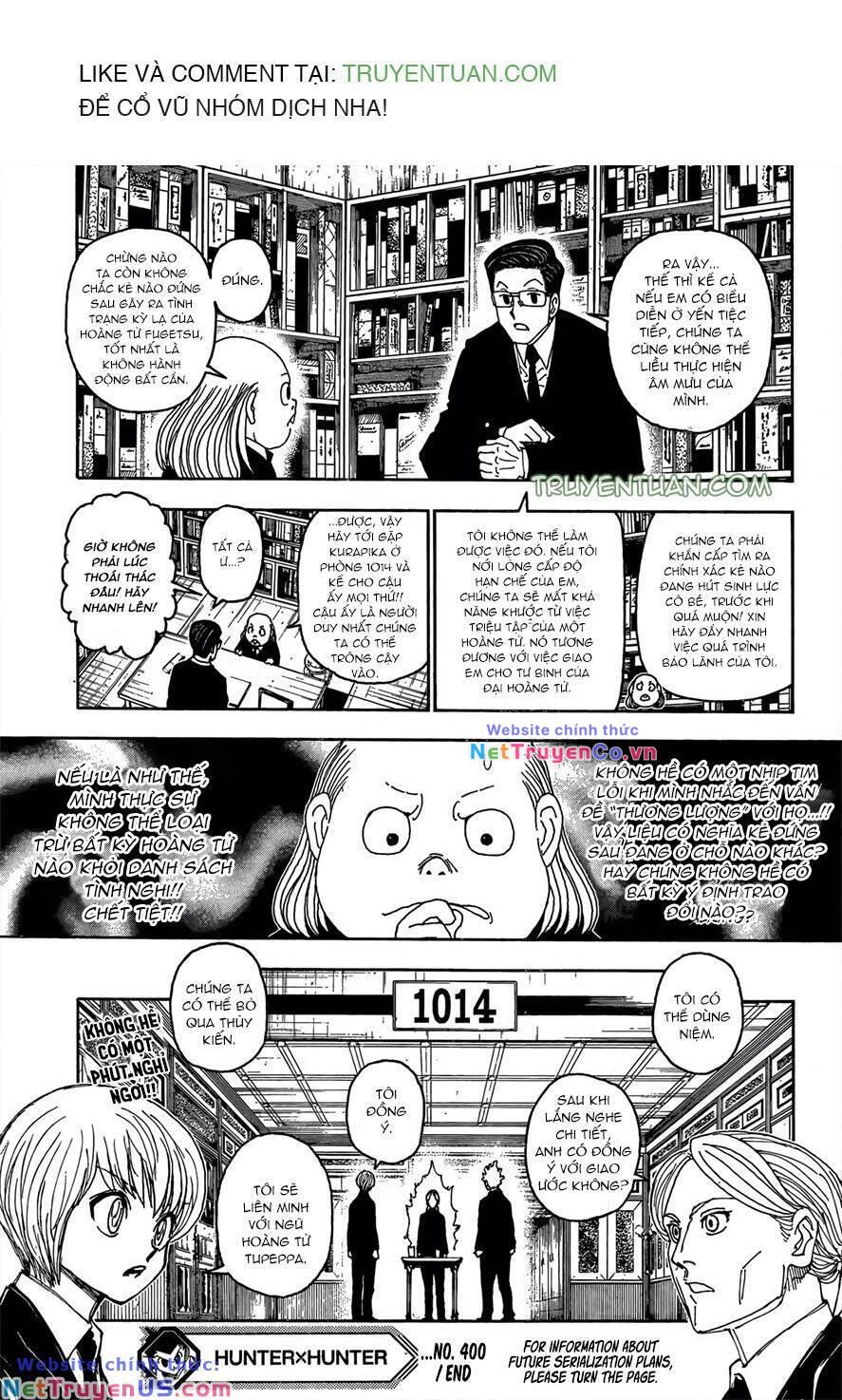 Hunter X Hunter Tập 400 trang 20
