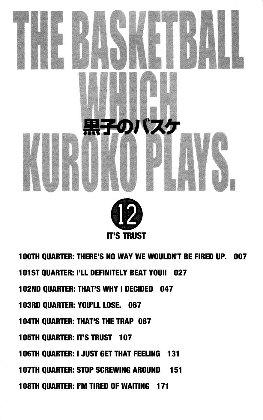 Kuroko No Basuke Tập 100 trang 9