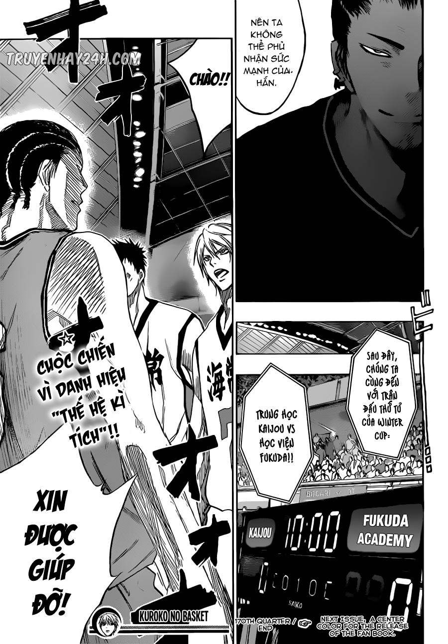 Kuroko No Basuke Tập 170 trang 21