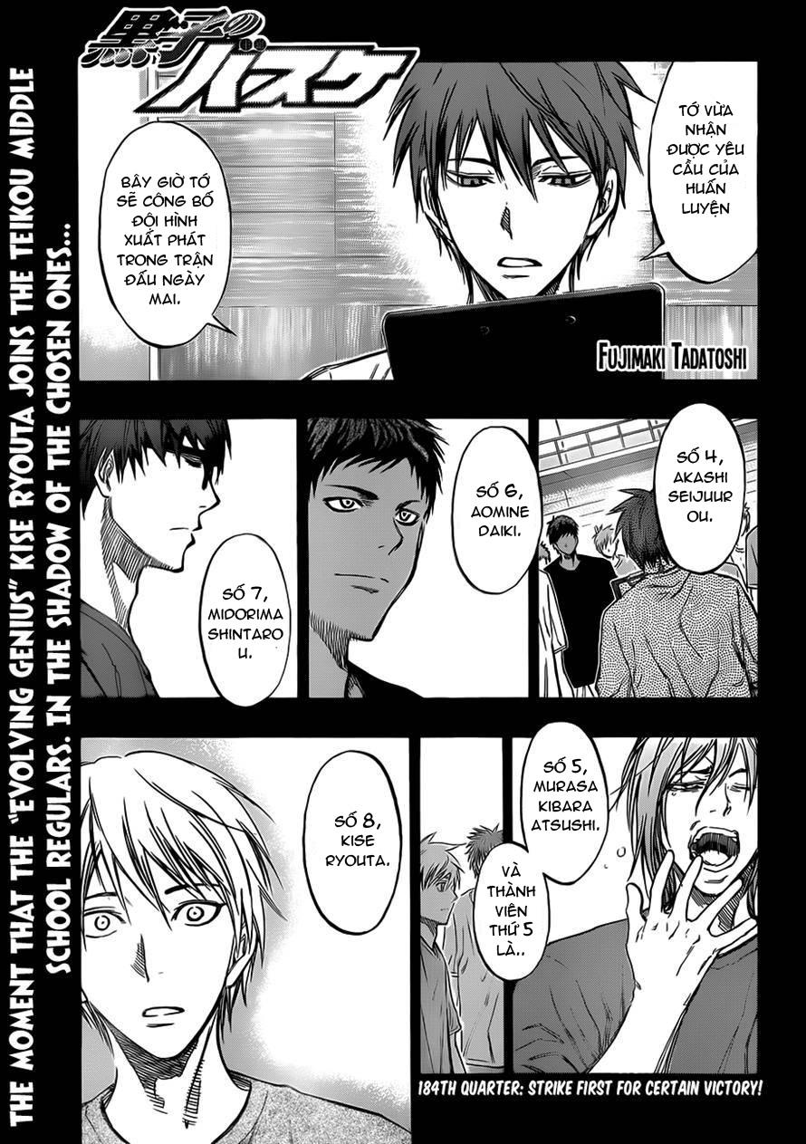 Kuroko No Basuke Tập 184 trang 2