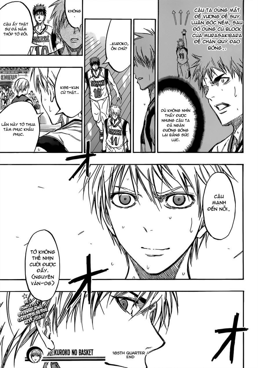 Kuroko No Basuke Tập 185 trang 21