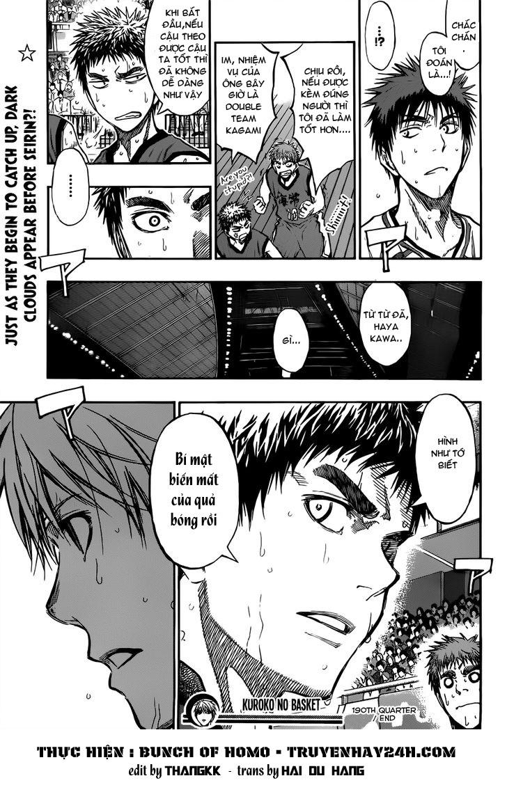 Kuroko No Basuke Tập 190 trang 21