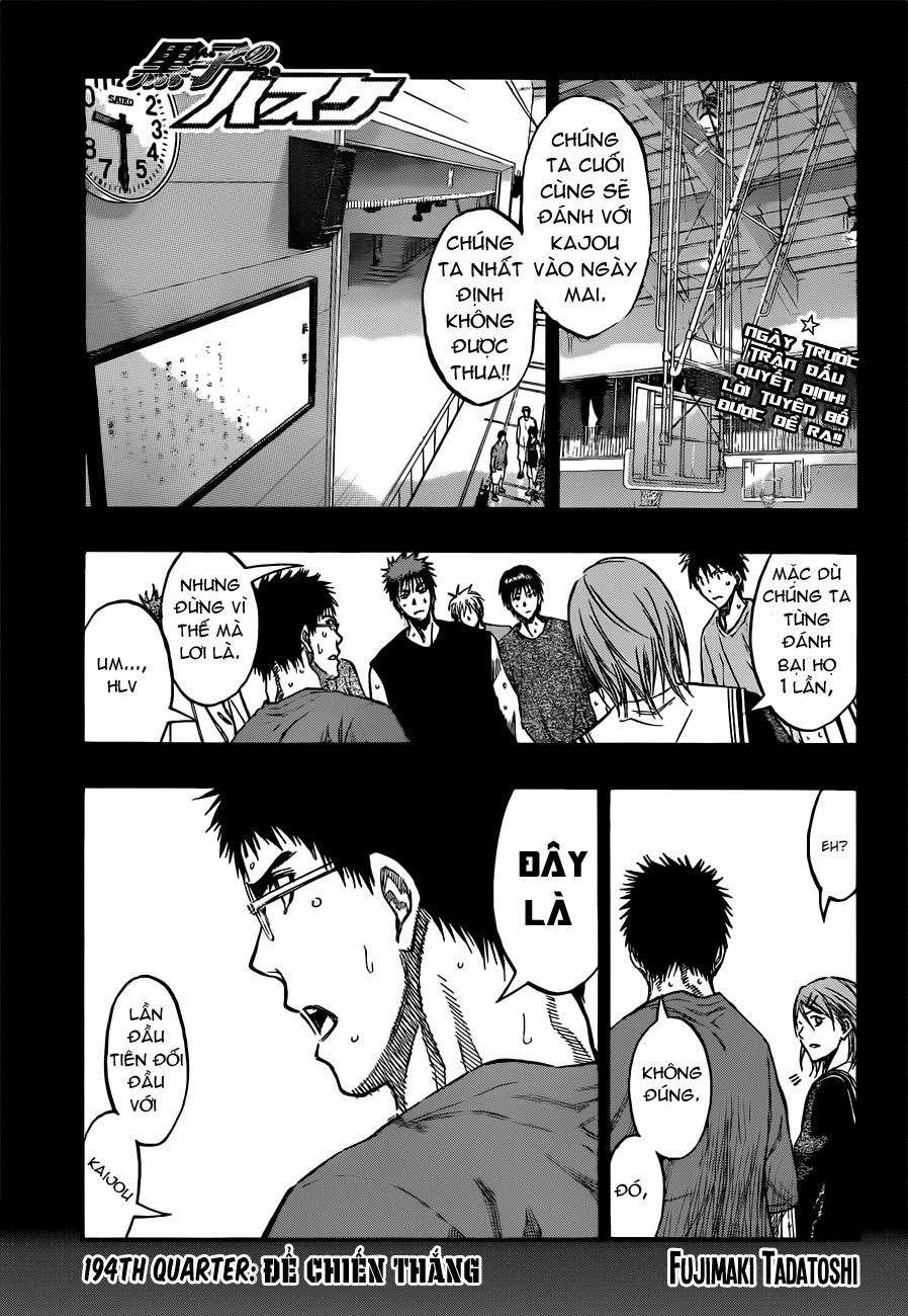 Kuroko No Basuke Tập 194 trang 4