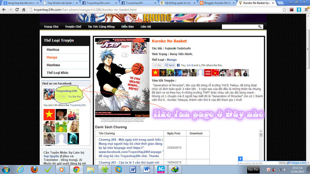 Kuroko No Basuke Tập 204 trang 2