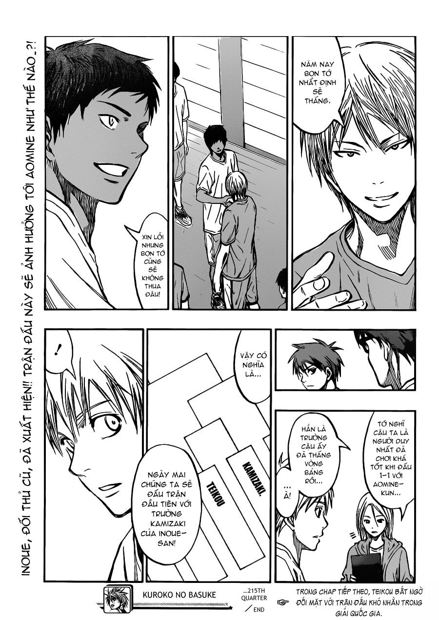 Kuroko No Basuke Tập 215 trang 20