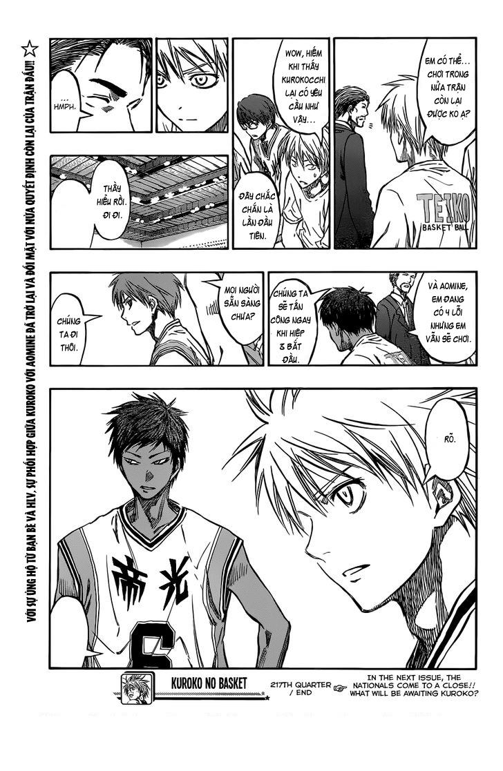 Kuroko No Basuke Tập 217 trang 20