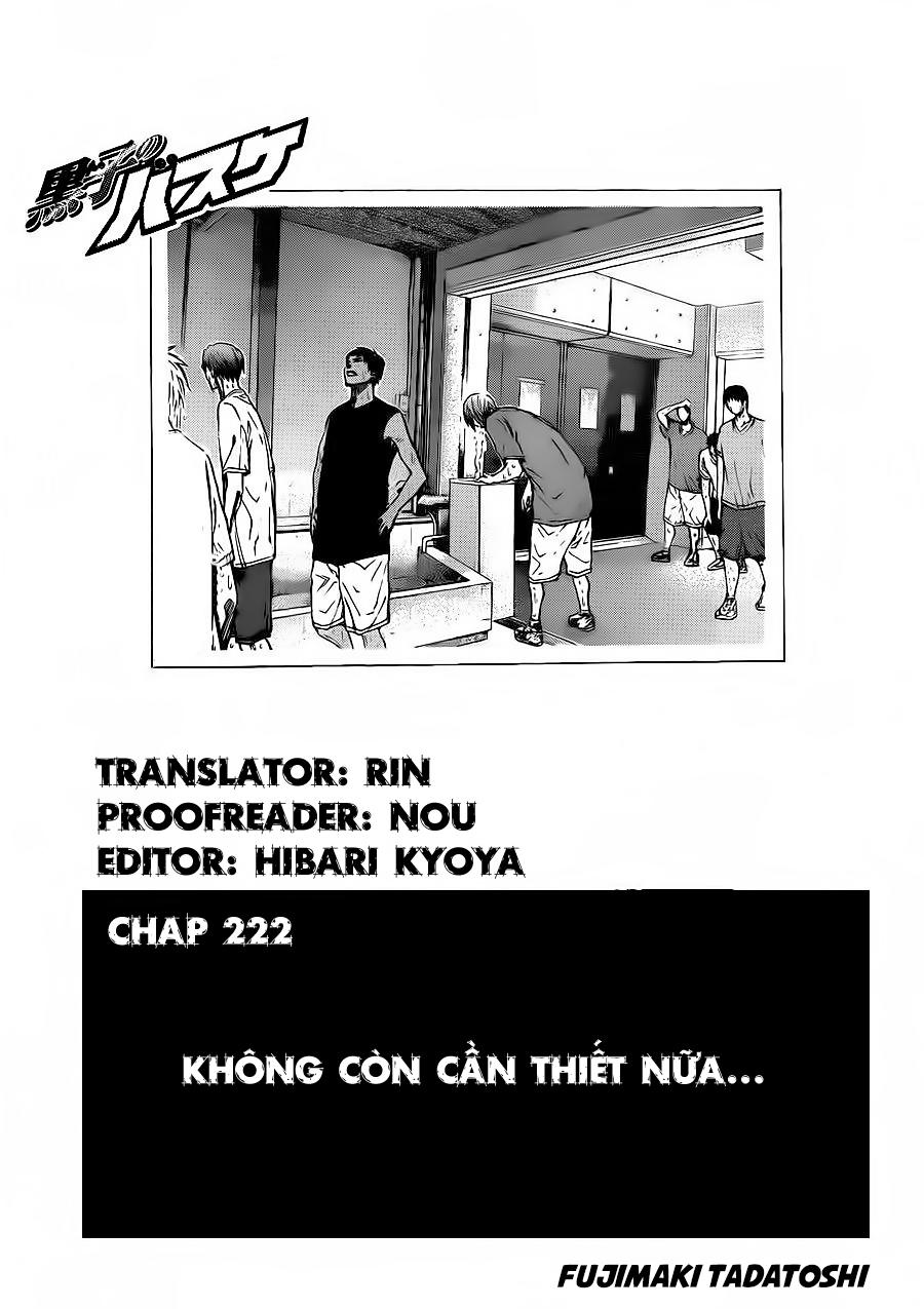 Kuroko No Basuke Tập 222 trang 3