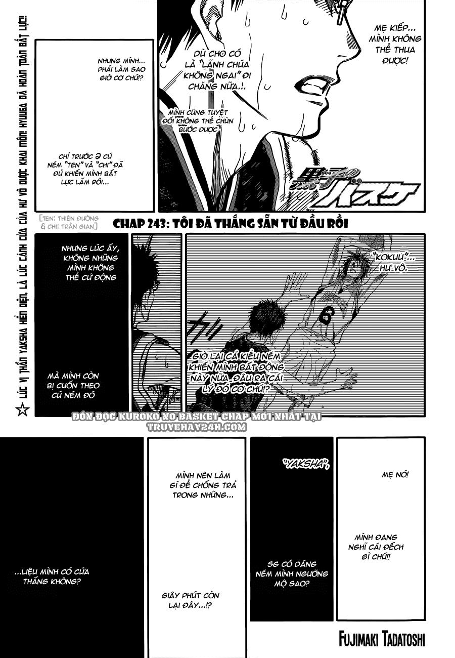 Kuroko No Basuke Tập 243 trang 5