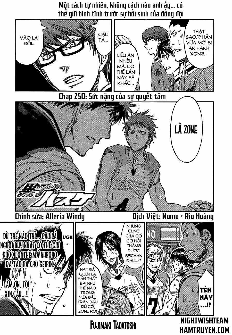Kuroko No Basuke Tập 250 trang 3