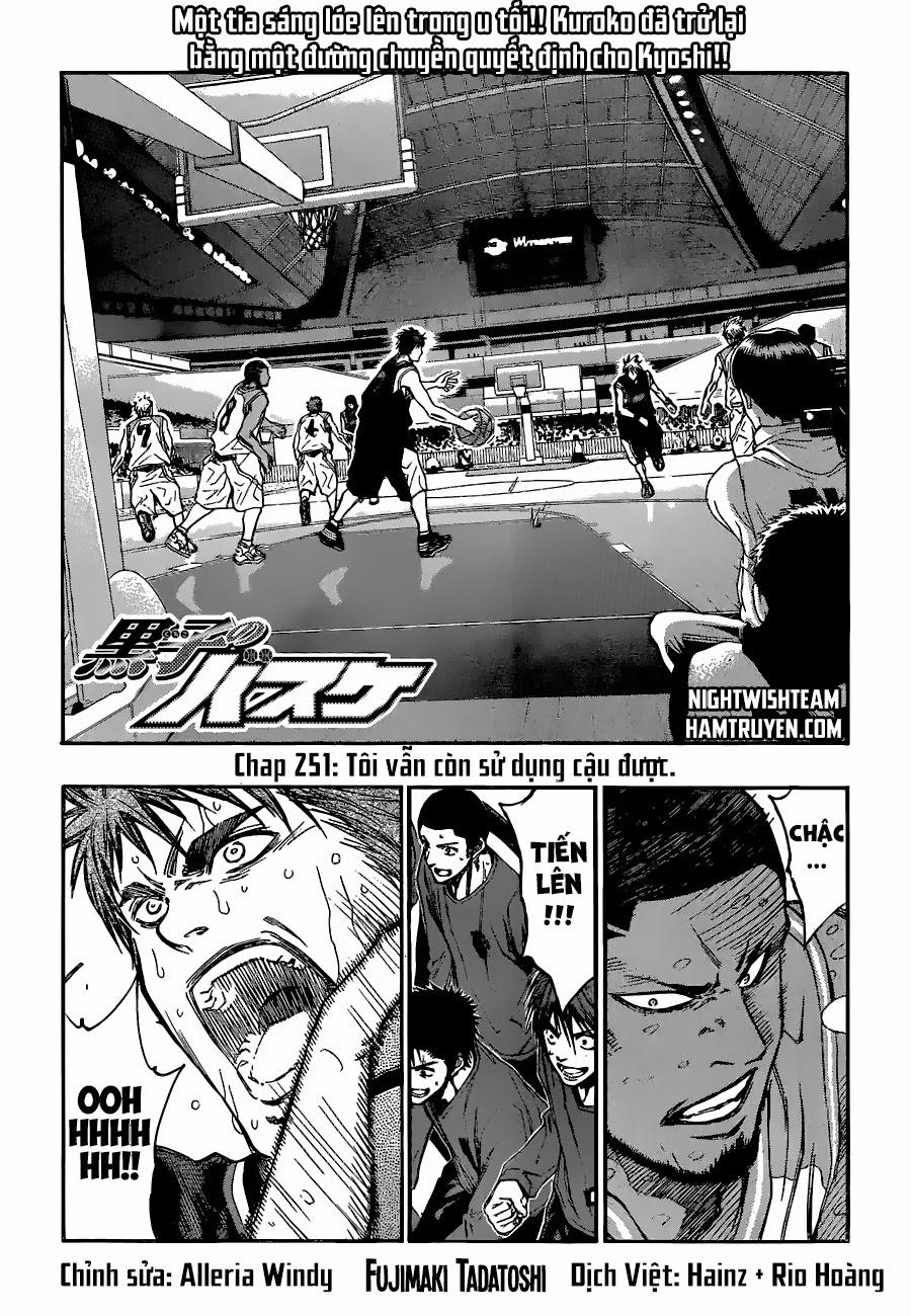 Kuroko No Basuke Tập 251 trang 3