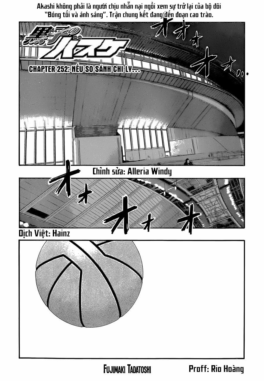 Kuroko No Basuke Tập 252 trang 2