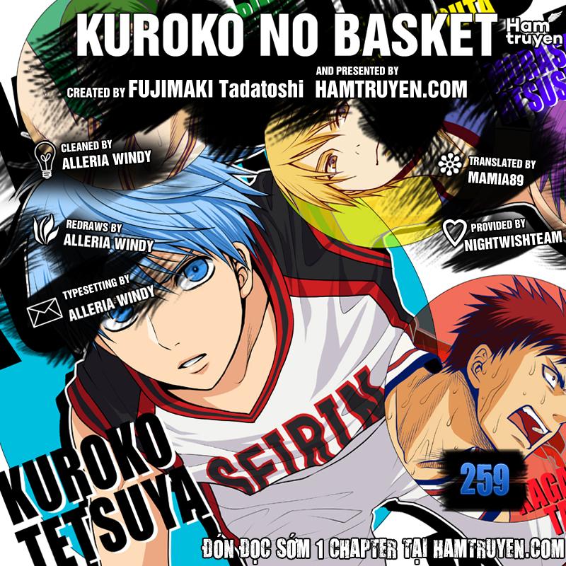 Kuroko No Basuke Tập 259 trang 3