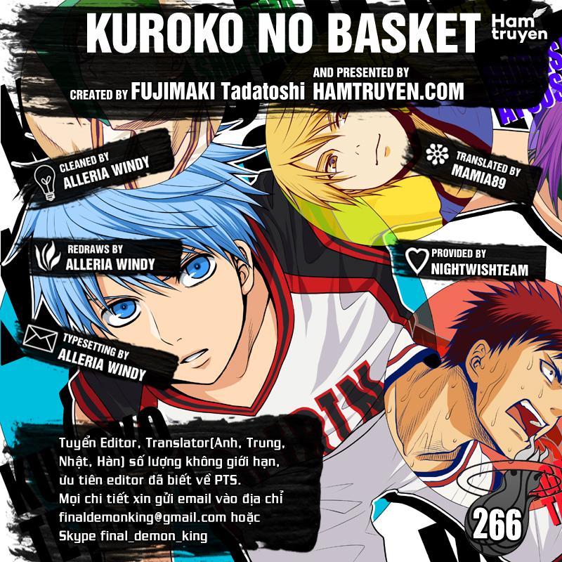 Kuroko No Basuke Tập 266 trang 2