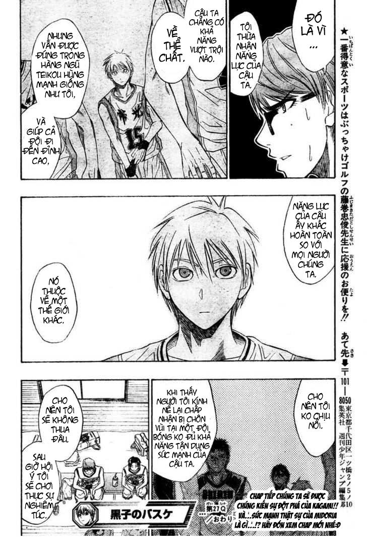 Kuroko No Basuke Tập 27 trang 20