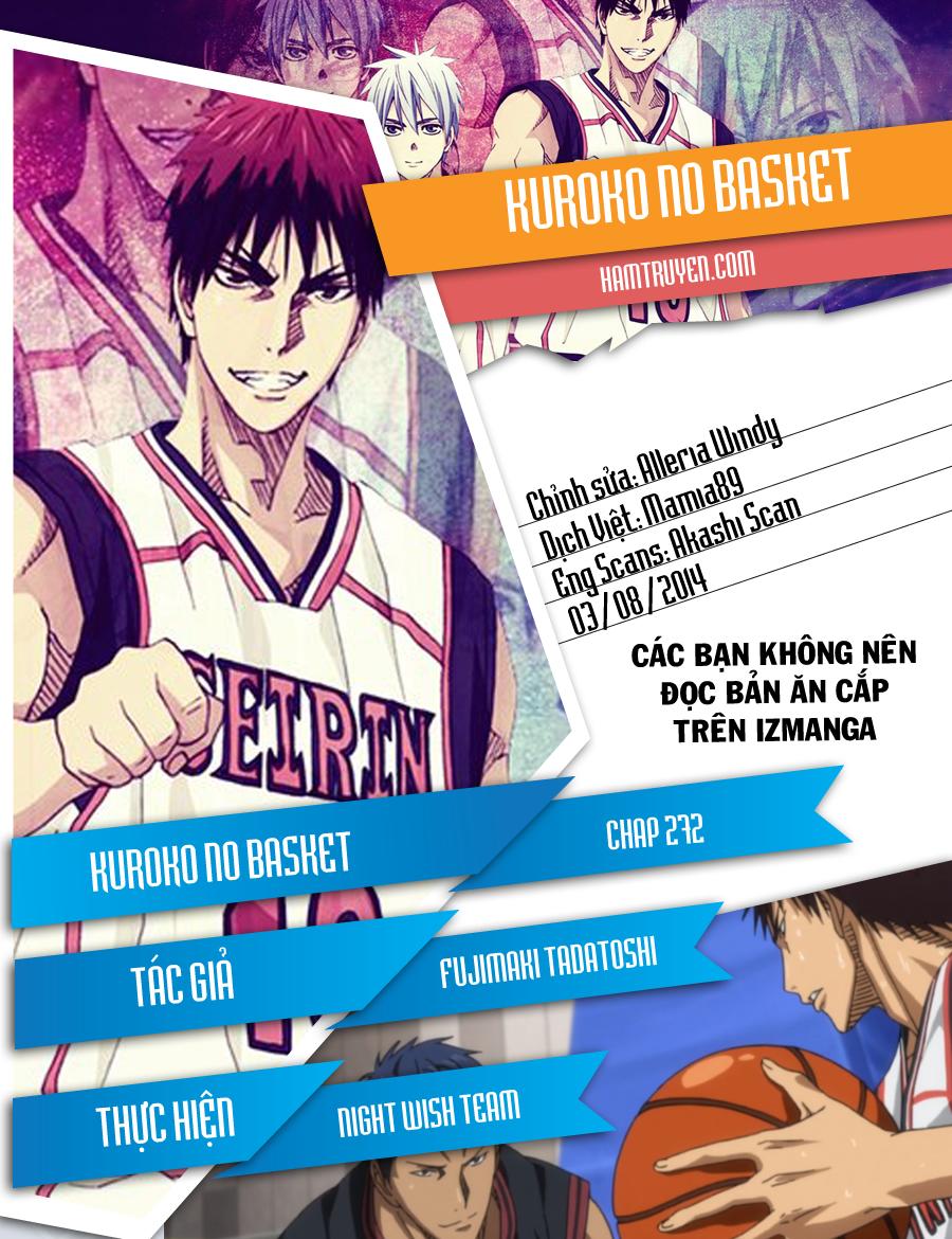 Kuroko No Basuke Tập 272 trang 3