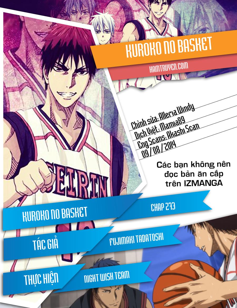 Kuroko No Basuke Tập 273 trang 2