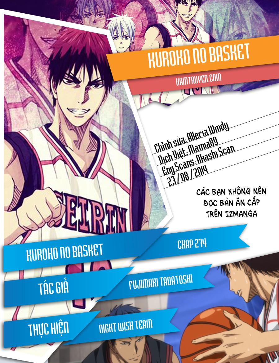 Kuroko No Basuke Tập 274 trang 2