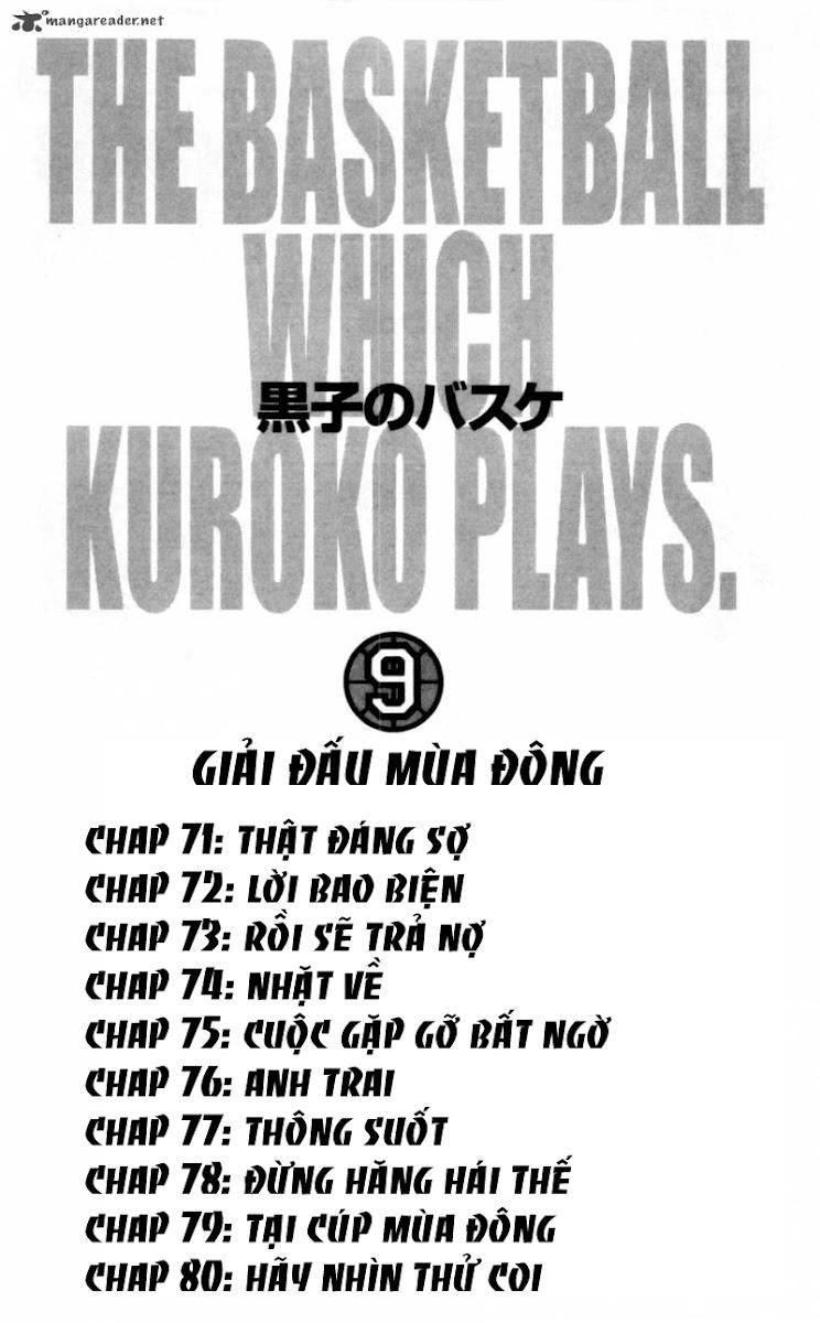 Kuroko No Basuke Tập 71 trang 8
