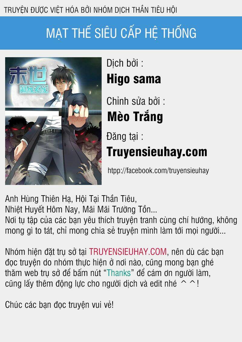 Mạt Thế Siêu Cấp Hệ Thống Tập 21 trang 1