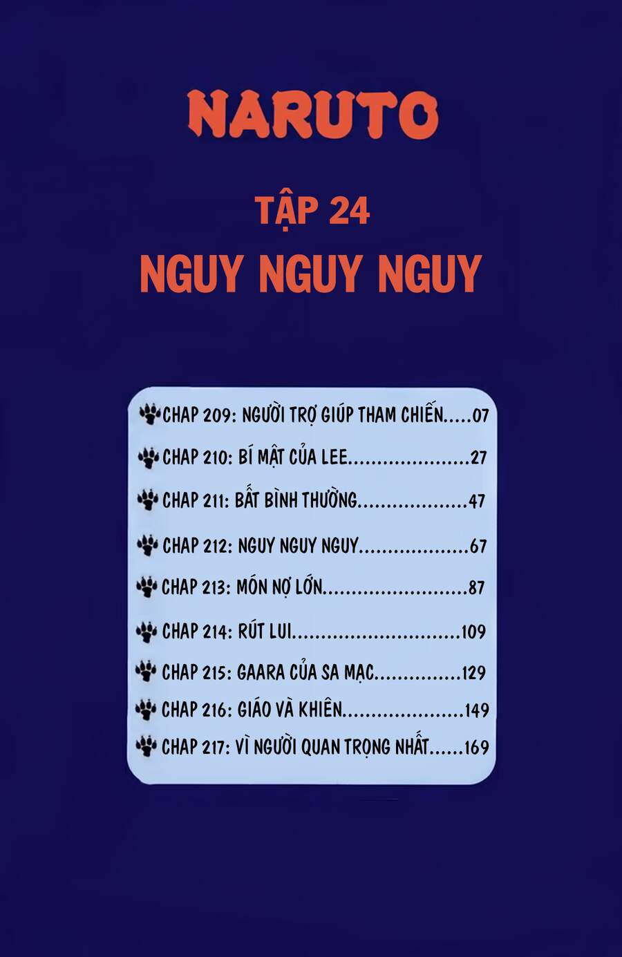 Naruto Full Màu Tập 209 trang 8