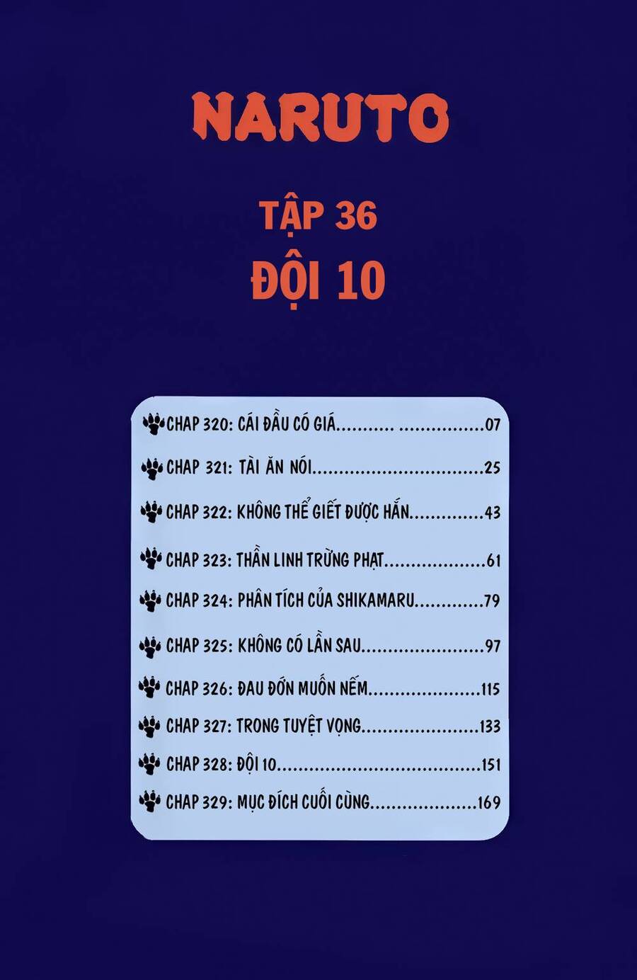 Naruto Full Màu Tập 320 trang 7