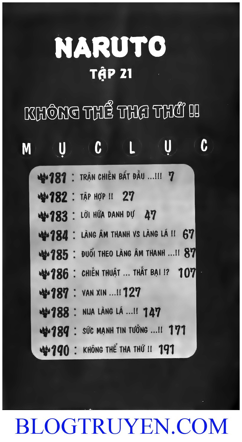 Naruto Tập 181 trang 3