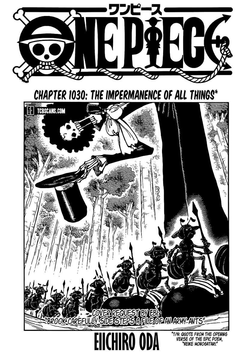 One Piece Tập 1030 trang 2