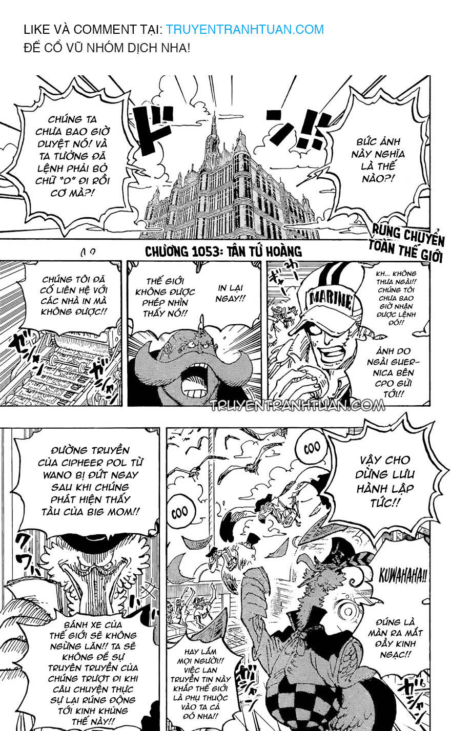 One Piece Tập 1053 trang 2