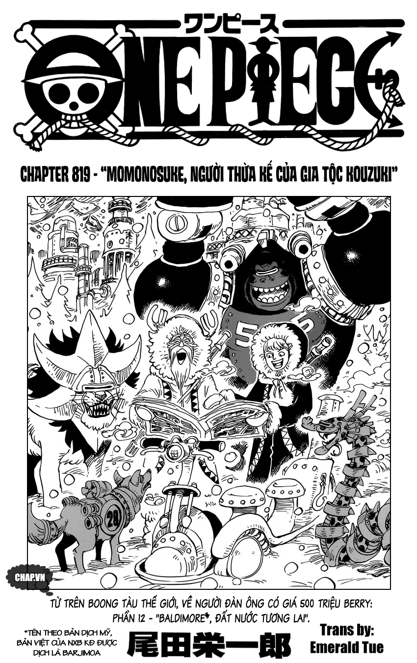 One Piece Tập 819 trang 2