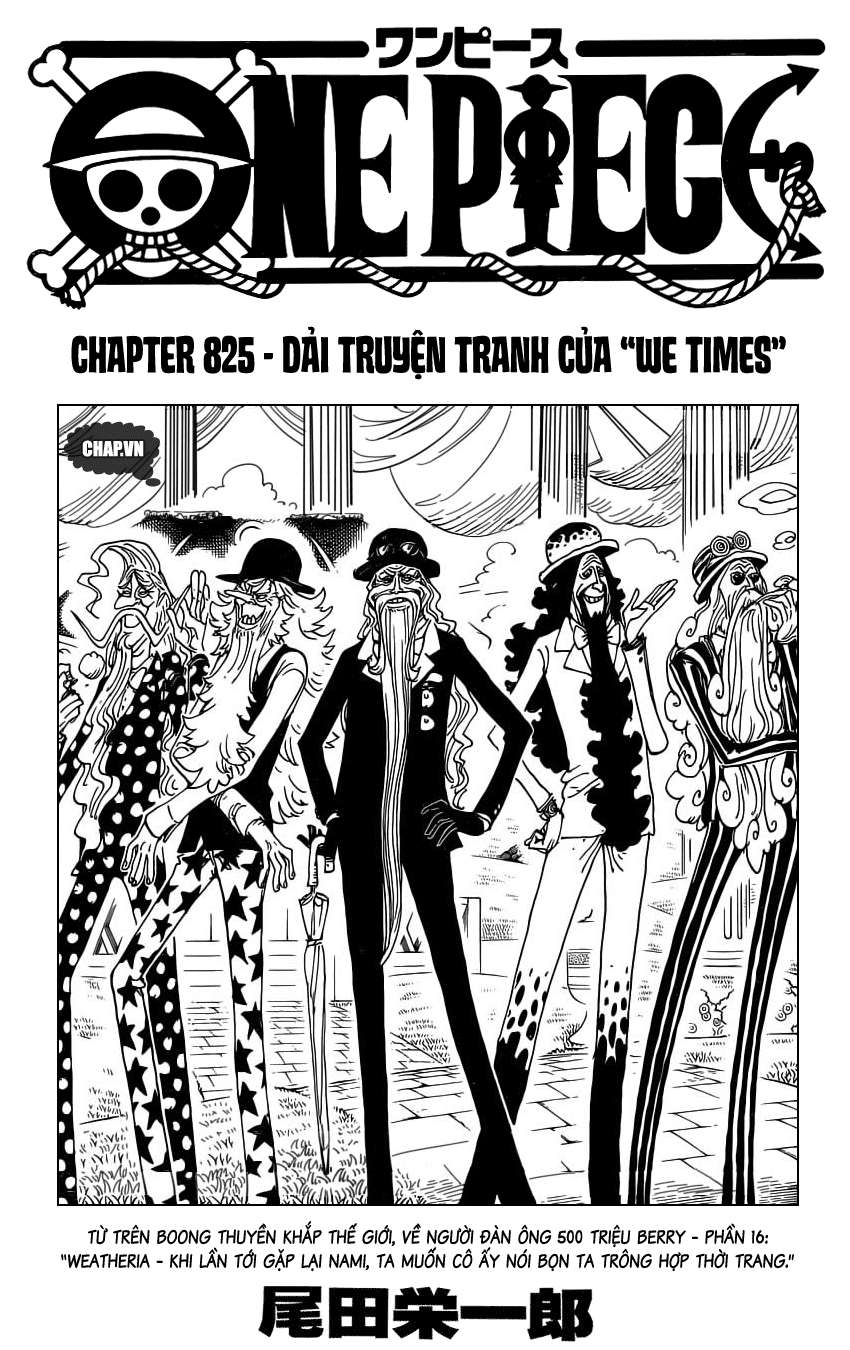 One Piece Tập 825 trang 2
