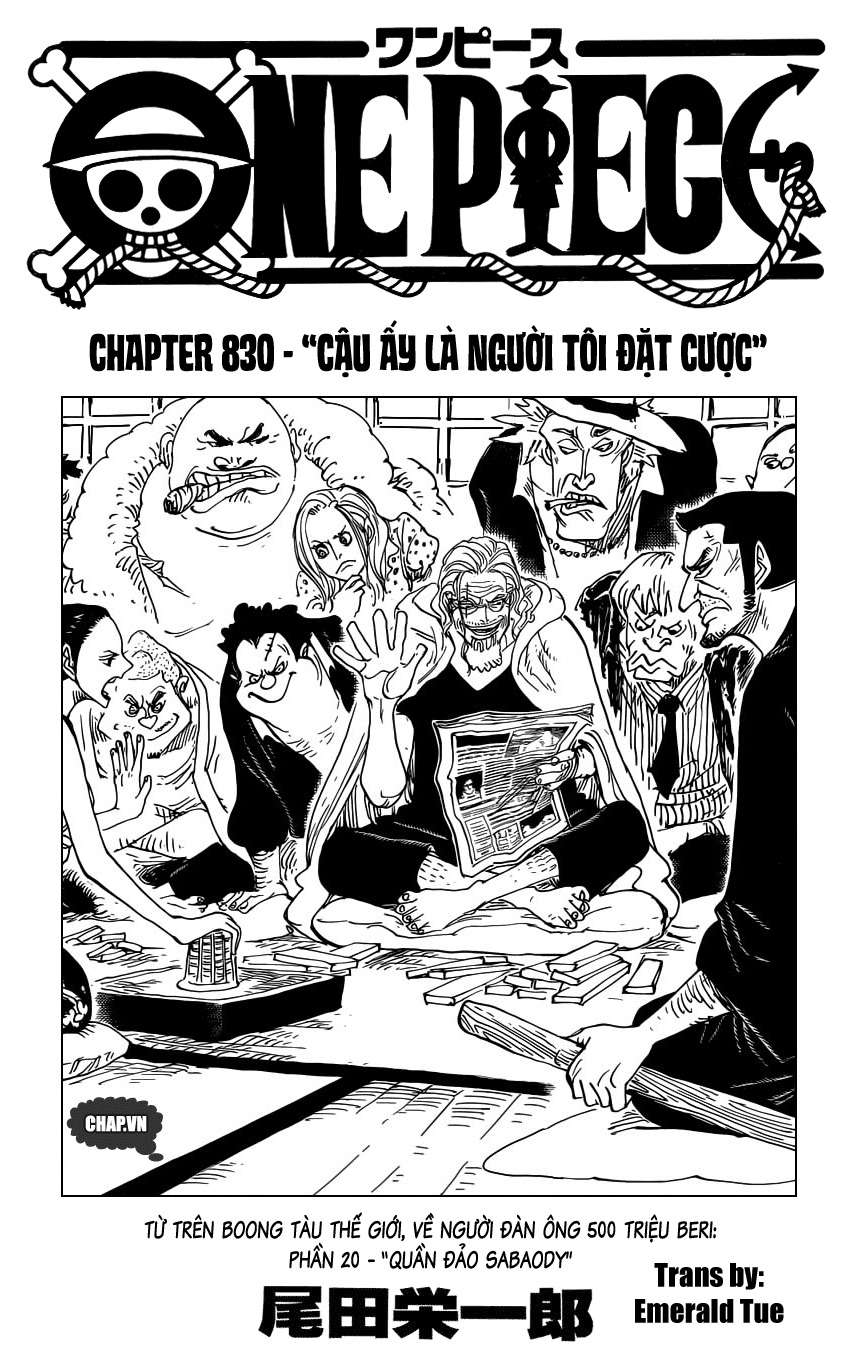 One Piece Tập 830 trang 2