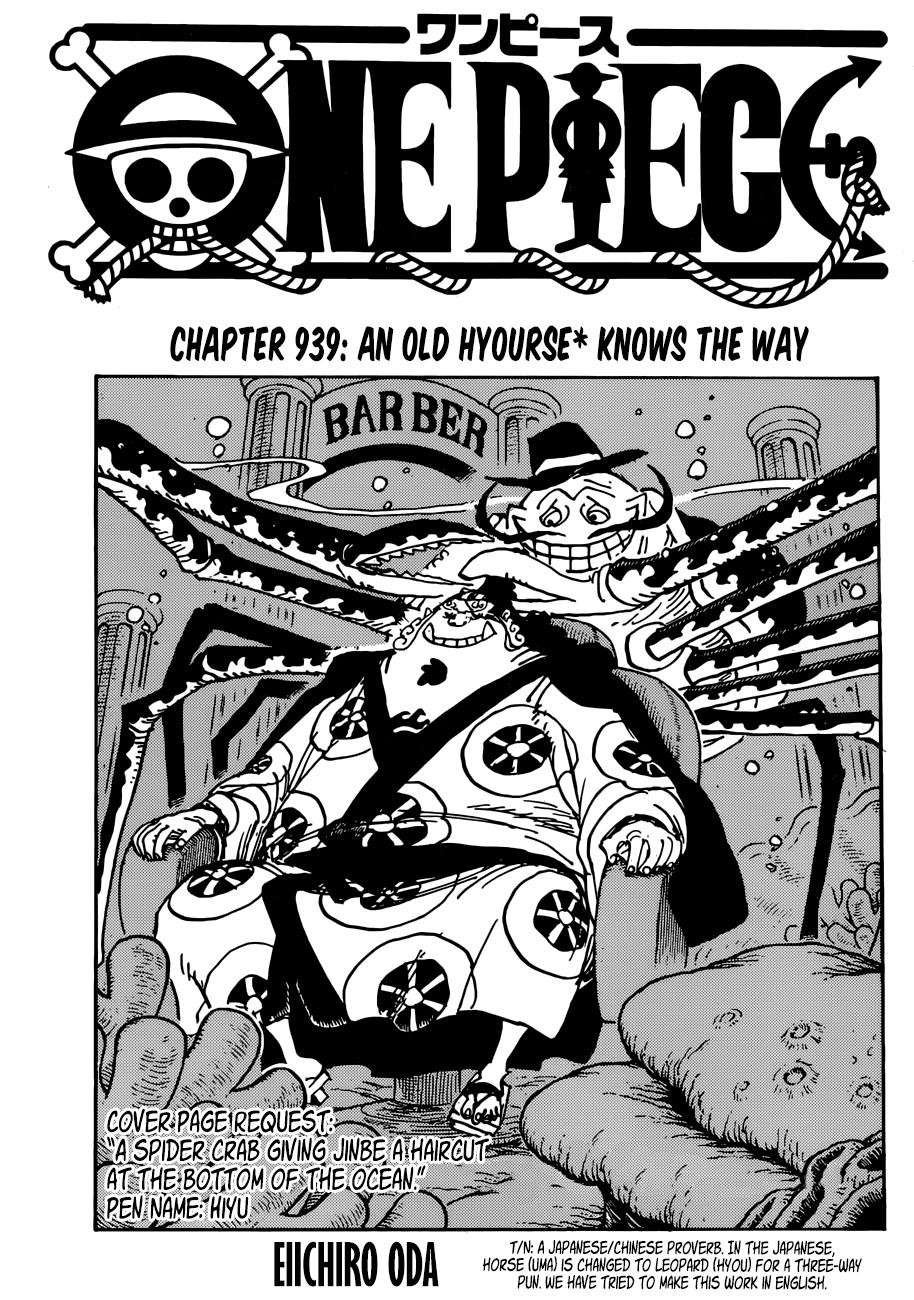 One Piece Tập 939 trang 3