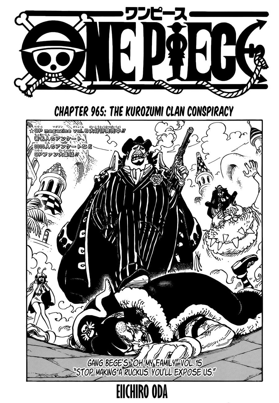 One Piece Tập 965 trang 2