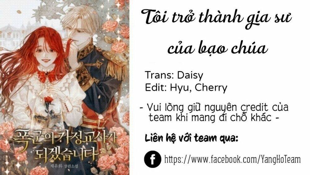 Tôi Trở Thành Gia Sư Của Tên Bạo Chúa Tập 2.1 trang 1