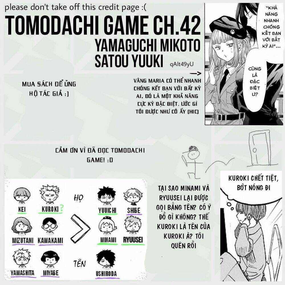 Tomodachi Game Tập 42 trang 42