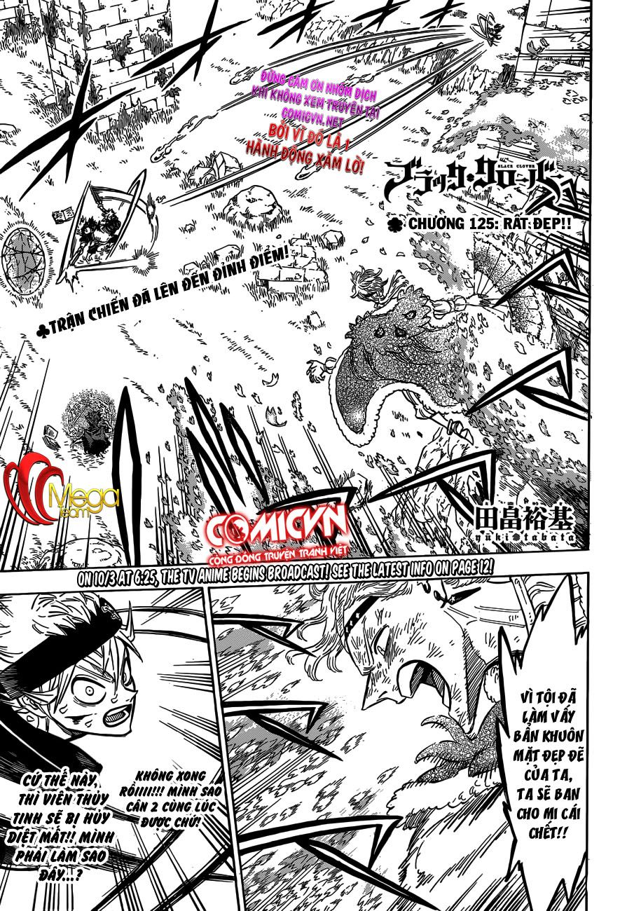 Black Clover Tập 125 trang 1