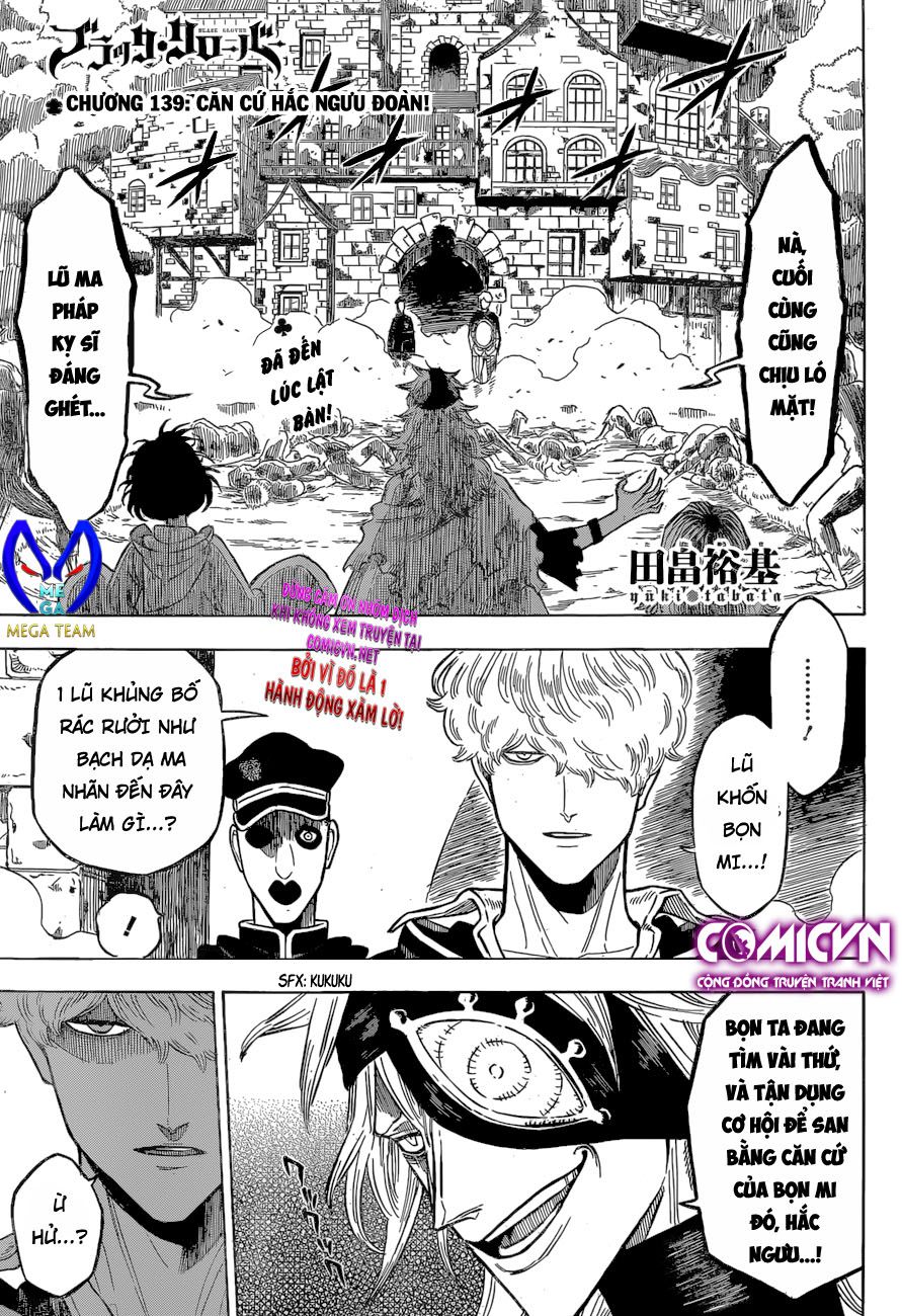 Black Clover Tập 139 trang 1
