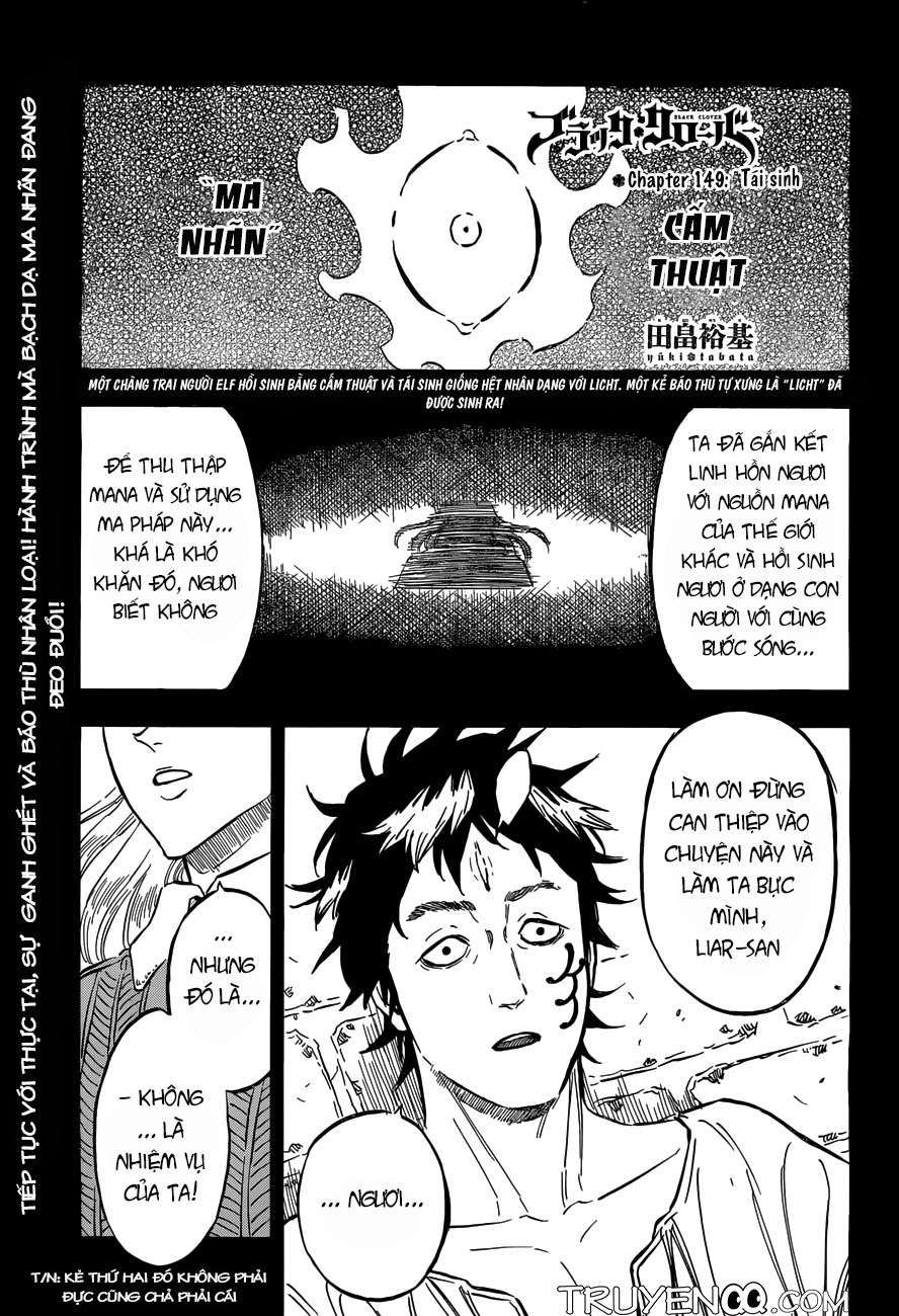 Black Clover Tập 149 trang 1